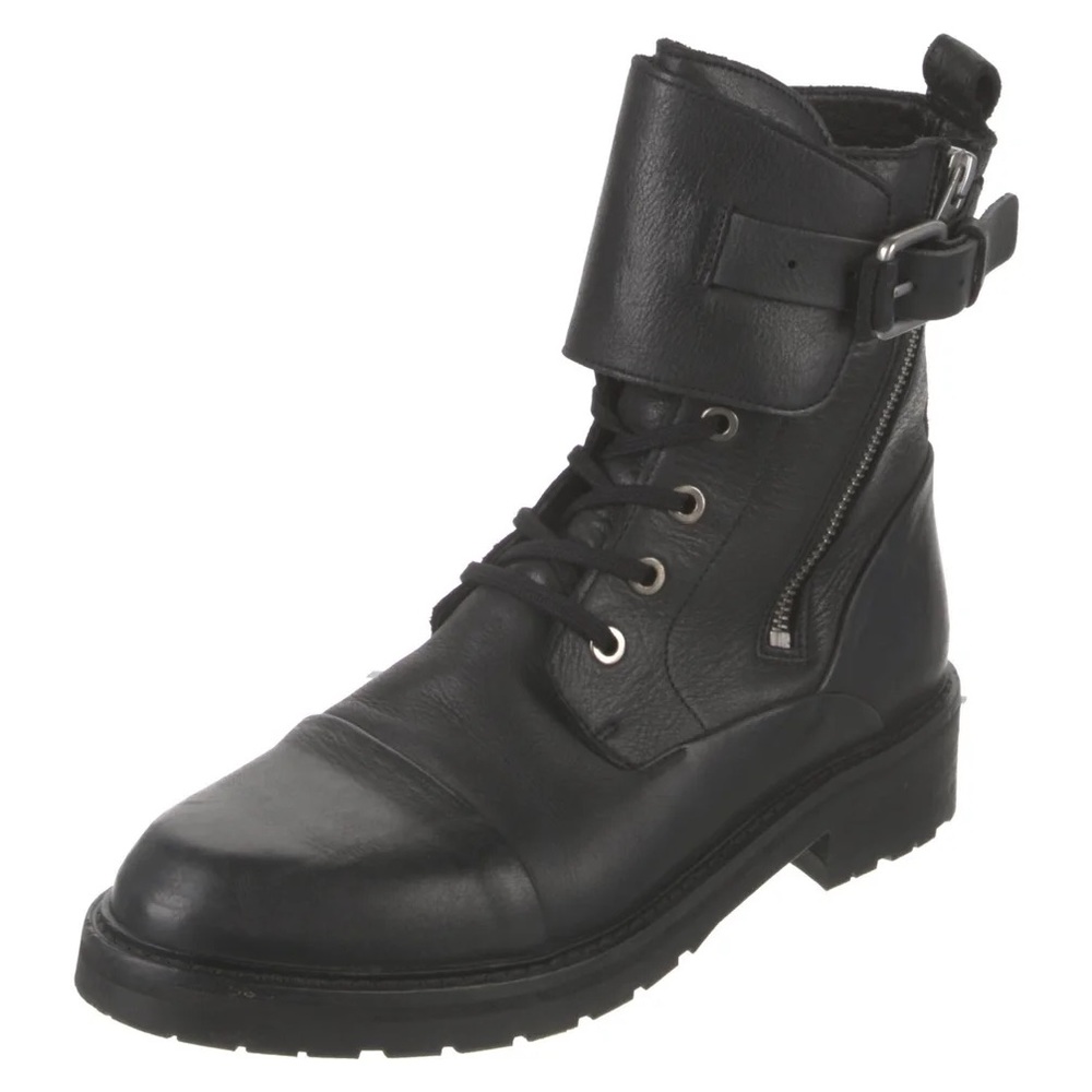 Allsaints Leather Combat Boots 39